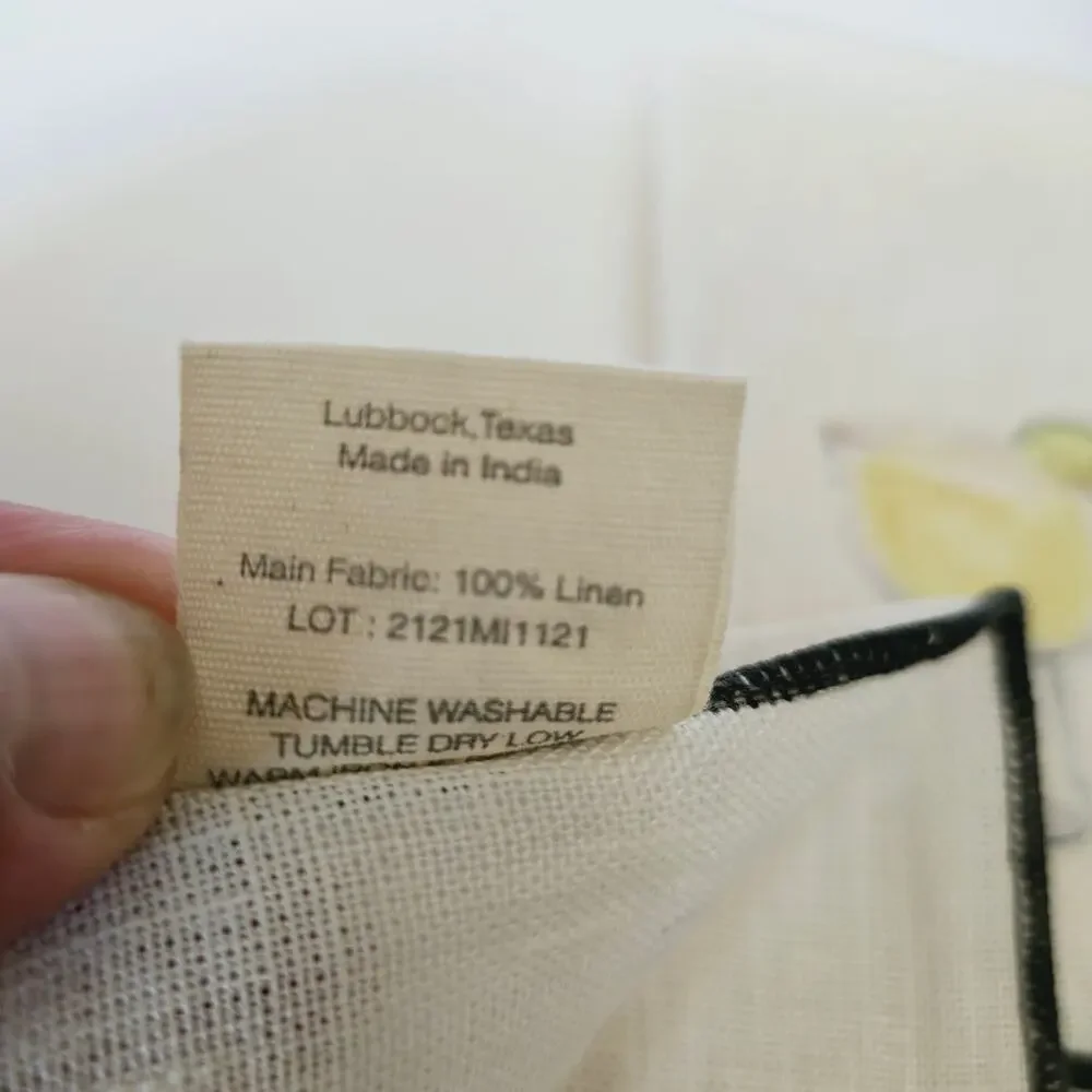 NWT Karma Speakeasy 100% Linen Napkins 4 Count 4 Designs